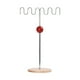 thumbnail image 1 of Soporte Organizador De Collares, Soporte De Metal Para Pendientes, Brazaletes, Colgantes, Pulseras, Base Acrílica Roja, 1 of 3