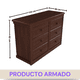 thumbnail image 2 of Comoda Berlin Madera Nogal 6 Cajones, 2 of 3