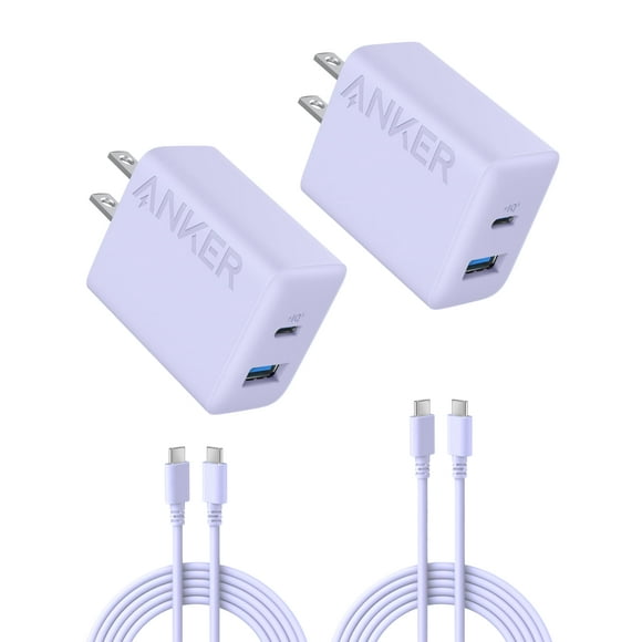Cargador Anker para iPhone 16, bloque de carga USB C, paquete de 2