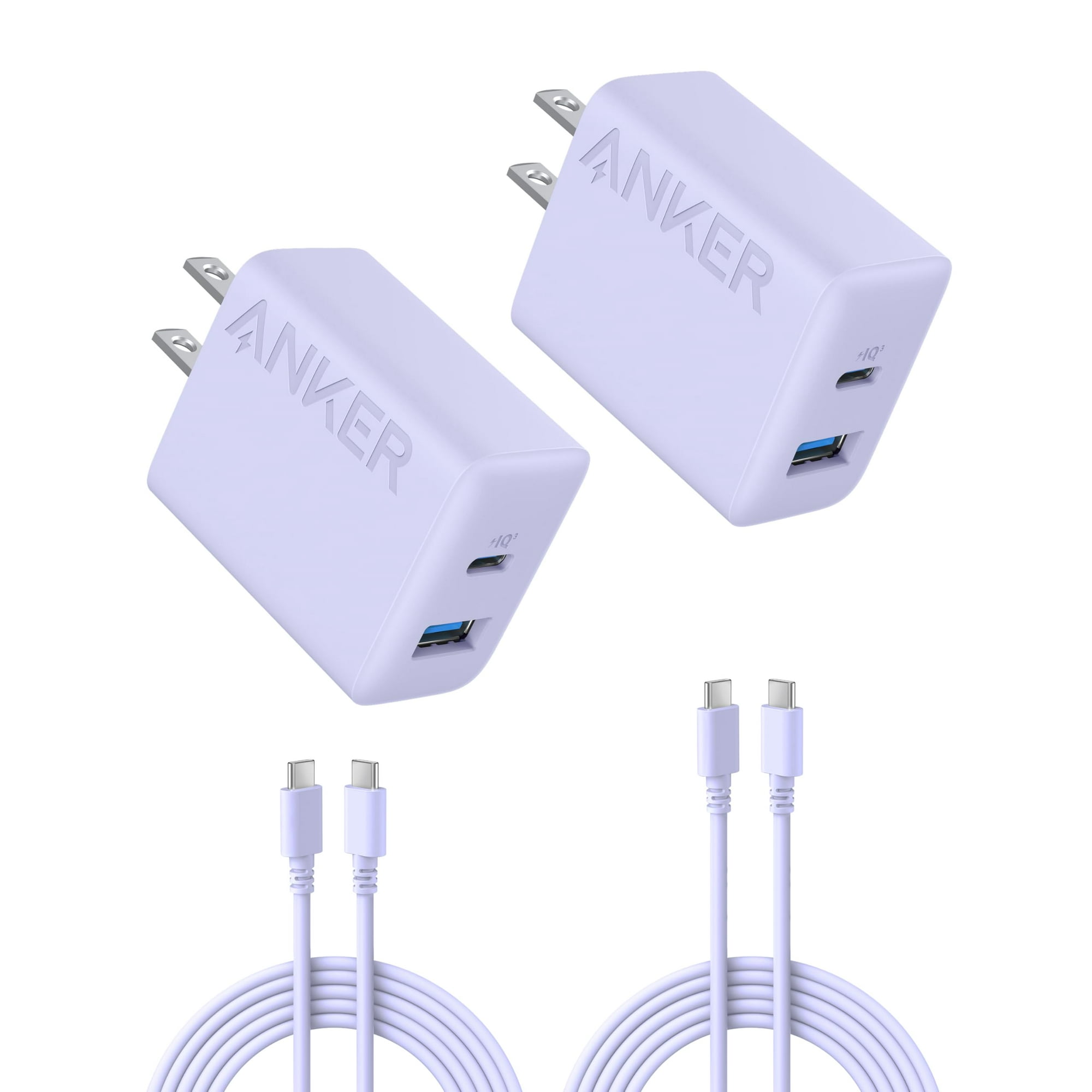 Cargador Anker Para Iphone 16, Bloque De Carga Usb C, Paquete De 2