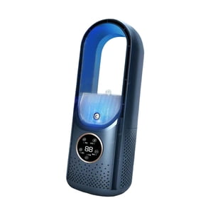 Magideal - Aire Acondicionado Portátil, Enfriador De Aire, Humidificador Usb Silencioso Sin Hojas, Ventilador De Aire Acondicionado, Ventilador De Refrigeración