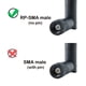 thumbnail image 3 of Antena WiFi Rydocyee WiFi 6 de doble banda 2.4 GHz 5 GHz 5.8 GHz 3 dBi, 3 of 7