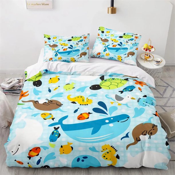 Octopus Bedding SetDuvet Cover Comforter Bed Set Quilt Cover Pillowcase Boys Girls Adults