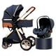 thumbnail image 1 of Coche Cuna Con Silla Nido Y Accesorios LuBabycas Azul, 1 of 8