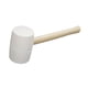 thumbnail image 3 of Martillo De Goma Con Cabeza De Martillo De Goma Para Decoración Del Hogar, Construcción Y Acampada, 1050 G, 3 of 5