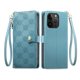thumbnail image 1 of Funda Billetera con Cierre para [iphone 14 Pro] con Tarjetero, Soporte y Correa de ManoAzul, 1 of 5