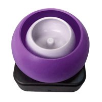 Magideal - Cuenco Giratorio Eléctrico Para Cuentas, Cuenco Para Cuentas, Herramienta Usb Para Enhebrar Cuentas, Fabricación Con Cuentas, Velocidad De , Púrpura Violeta