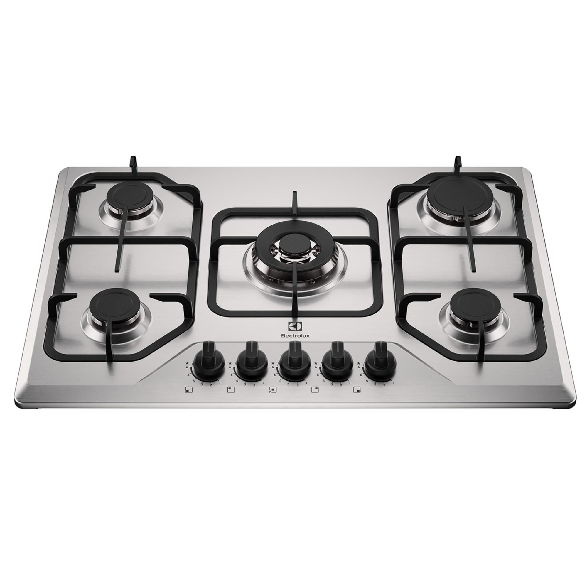 Encimera A Gas Ke5xc Electrolux Acero Inoxidable