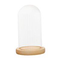 Bothyi - Campana Tipo Cúpula Con Base De Madera, Multiusos, Para Coleccionables Antiguos, Estilo A