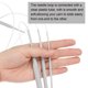 thumbnail image 3 of Uxcell Aguja de Tejer Circular de Aluminio 16 pulgadas (40cm) Longitud Tamaño US 4 (3.5mm), 3 of 6