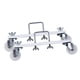 thumbnail image 1 of Soportes Para Radiadores, Soporte Para Calentador, Ruedas Universales De Nailon, Ruedas Para Muebles, Rueda Blanca, 2 Uds., 1 of 3