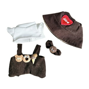 Genérico - Ropa Para Muñecas De Peluche Vestir Accesorios Para Fotos Accesorios Para Muñecas De Peluche Ropa Para Muñecas Marrón