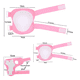 thumbnail image 3 of Set protección niñas Lhua casco rodillera codera rosado, 3 of 3