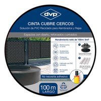 Cinta Cubre Cercos Dvp 100 M Rollo 1 Unidad – Rinde 5 M²