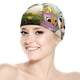 thumbnail image 5 of Puffin Rock Gorro de Natación de Licra, Gorro de Baño de Tela Cómoda, Gorro Elástico Antideslizante para Hombres, Mujeres y Niños, 5 of 6