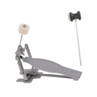 Bothyi - Pedales De Bombo De Pedal De Patada De Una Sola Cadena Para Performance Jazz Drum Kit Argent