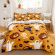 thumbnail image 1 of x606 Bed SheetsHalloween Bedding Set Cartoon Pumpkin Duvet Cover Set Modern Fashion Home Textiles Floral Bed Linen For Dropshipping 3-Piece Bedding Set (1 Duvet Cover + 2 Pillow Shams) nj606, 1 of 5