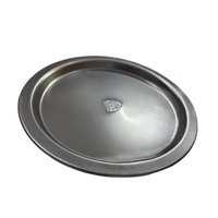 Bothyi - Cuenco De Acero Inoxidable Con Tapa Para Servir Bufé De Cena, Cuenco Para Almacenar Frutas, 26 Cm