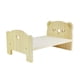 thumbnail image 3 of Mini Muebles Para Casa De Muñecas, Cama De Madera A Escala 1/6 Para Dormitorio De Muñecas, Oso Durmiente, 3 of 4
