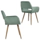thumbnail image 4 of Silla Comedor Sitial Cromwell Terciopelo Verde, 4 of 6