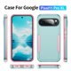 thumbnail image 2 of Para Google Pixel 11 Pro XL Funda a Prueba de Golpes Resistente Protección de Cuerpo Completo de Alta Resistencia a Prueba de Polvo/caídas Cubierta Funda, Verde y Rosa, para Pixel 11 Pro XL, 2 of 7