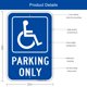 thumbnail image 4 of Señal de Estacionamiento para Personas con Discapacidad DIESOTT 46x30 cm Pack de 4 Reflectante, 4 of 7