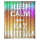 thumbnail image 1 of Cortina de ducha con ganchos "Keep Calm And Eat Nutella" (60 x 72 pulgadas), 1 of 3