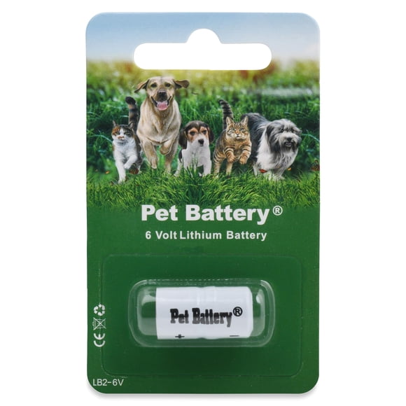 Batería para mascotas LB2-6V, batería de litio de 6 V para collares para perros