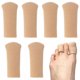 thumbnail image 1 of Xiao Hua Cubierta para los Dedos Del Pie, Cubierta para los Dedos Cerrados, con Forro de gel, Puede Prevenir Mazorcas, Callos, Ampollas, Uñas de los Pies, hallux valgus (Paquete de 6, L), 1 of 4