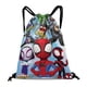 thumbnail image 1 of Spidey y sus Sorprendentes Amigos Mochila de Cuerdas para Deportes y Gimnasio, Bolsa de Cuerdas Resistente al Agua, Bolsa Cinch, 30×40cm, 1 of 6