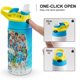 thumbnail image 4 of FIFA-theme One-Touch Pop Top Water Bottle Stainless Steel Leak-Proof Sports Children's Bottle blue 12oz, 4 of 6