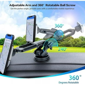 Genérico - Base Soporte Con Super Iman Neodimio Ajustable Para Celulares