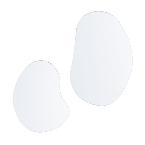Fmfurniture - Set 2 Espejos Forma Irregular Fm-022