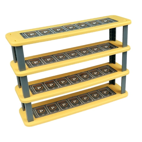 Bothyi - Estante De Almacenamiento De Coches De Juguete Para Niños, Estantería De Exhibición De Coches De Fundición A Presión, Espacio De Estacionamiento De 4 Niveles