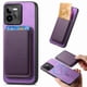 thumbnail image 1 of Funda de Cuero Magnética con Tarjetero para Realme GT 7 Pro Cubierta Delgada Morado, 1 of 5