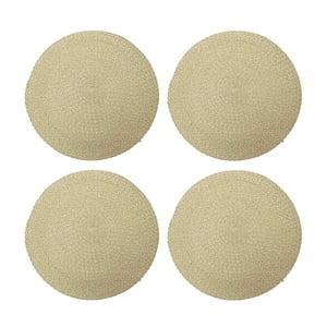Set 4 Individuales Fibras Entrelazadas Hanoi De Ø35Cms Kawi®