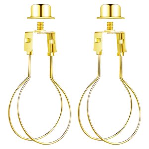 Ioensy - Clip Adaptador De Bombilla Para Luces De Pantalla, Con Terminal De Fijación De Pantalla En La Parte Superior Dorada