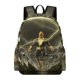 thumbnail image 1 of Black Adam-theme Backpack, Campus style schoolbag Bookbag with Adjustable Shoulder Straps And Large Zip Compartment, Unisex Travel Bags.42x30x15cm, 1 of 6