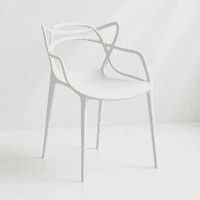 Klik Muebles - Silla De Terraza Exterior O Comedor Master - Blanca