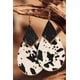 thumbnail image 2 of Aros Pu Cuero De Vaca Forma De Gota Gloriahoon, 2 of 3