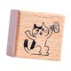 thumbnail image 4 of Sello De Gato De 1,2 Pulgadas, Peque?o Sello De Goma De Madera Para Diario, Cartas, álbumes De Recortes, Saludos, 4 of 5