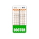 thumbnail image 2 of Badge Buddy Scrubs and Stuff LLC Tarjeta Vertical Verde, 2 of 4