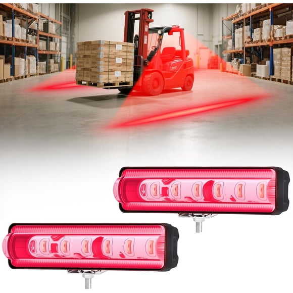 Luz De Seguridad Led Para Montacarga 2 Piezas 6 Led Ip67 Roja