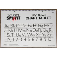 Tableta Chart School Smart 85337 De 60 X 40 Cm Con 25 Hojas, Color Blanco