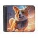 thumbnail image 1 of Corgi Cartera de Cuero PU para Hombres, Tarjetero Bifold Delgado, Cartera Minimalista de Cuero Sintético Suave, 1 of 6