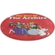 thumbnail image 1 of Alfombra Redonda Los Archies Felpa Coral 60cm, 1 of 6