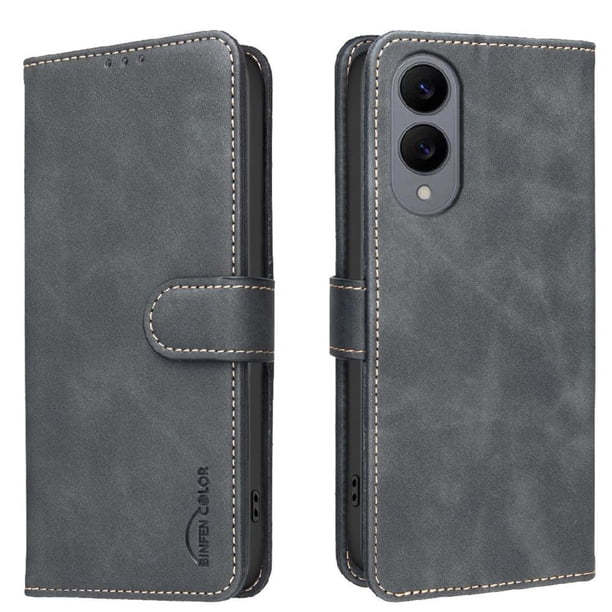 Funda Billetera para Samsung Galaxy S25 Edge Protección RFID y Soporte Ajustable Negro