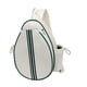 thumbnail image 5 of Bolsa de tenis, bolsa de bola de encurtido, bolsas de raqueta de tenis portátiles de hombro ajustables múltiples de aplausos, bolsillo de bádminton de Blanco y verde, 5 of 5