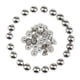 thumbnail image 2 of 20 piezas de cúpula de hongo remaches clavos picos para el cuero artesanal bolsa de 8 mm de plata, 2 of 3