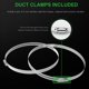 thumbnail image 5 of Dutting iPower Air Aluminio flexible de 6 pulgadas y 25 pies con 2 abrazaderas, 5 of 9